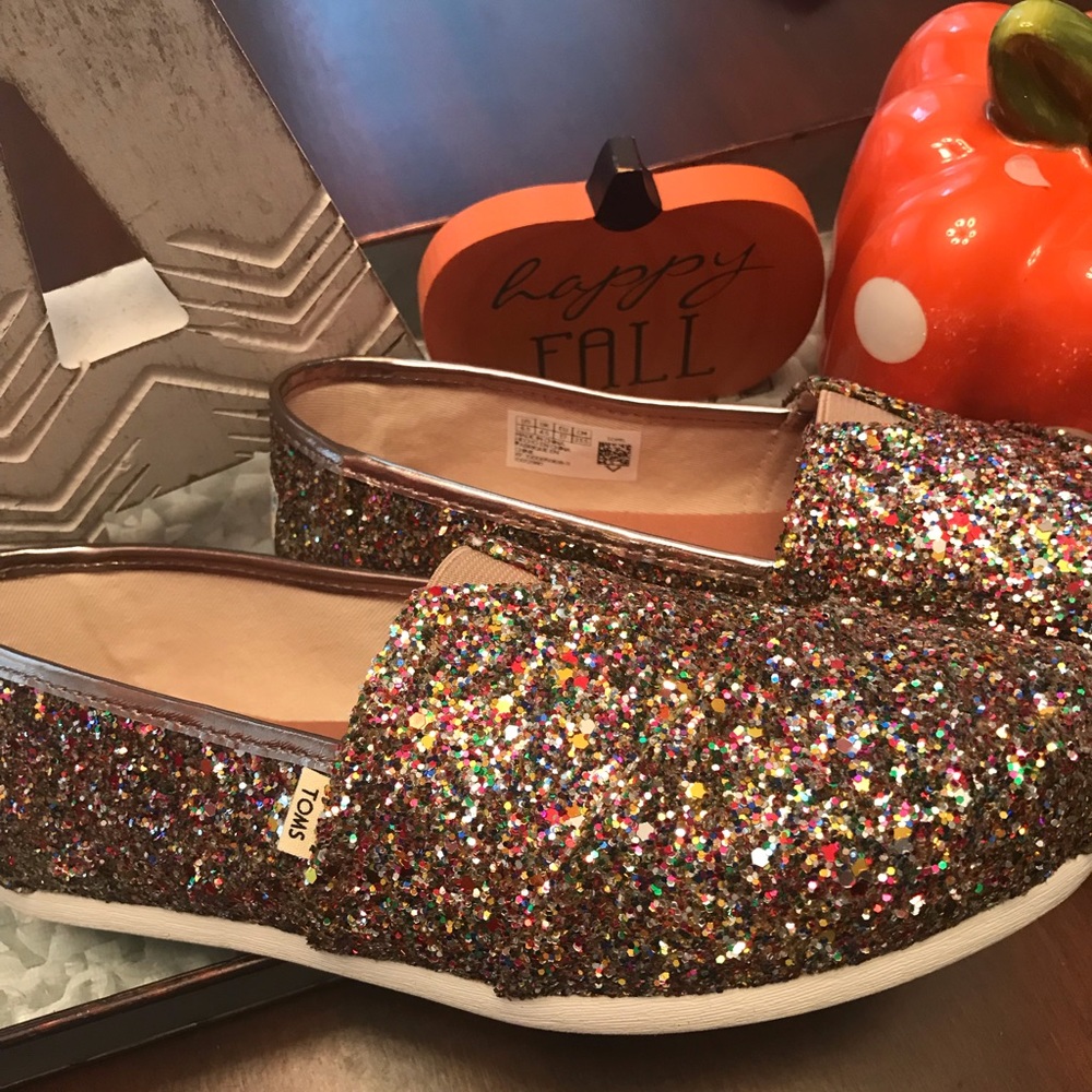 Toms women’s Muti glitter 6 1/2
